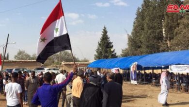 وقفة احتجاجية بريف القامشلي