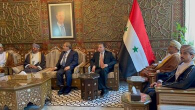 وصول وزير خارجية سلطنة عمان إلى دمشق