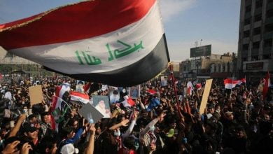 أنصار الصدر يتظاهرون في بغداد