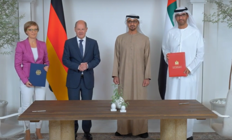 توقيع اتفاقية بين الإمارات وألمانيا