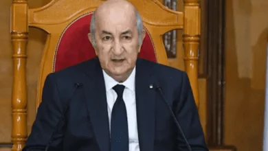 الرئيس الجزائري عبد المجيد تبون