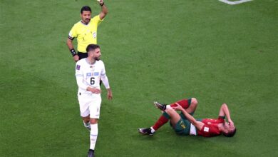 بينتانكور يحصل على أسرع إنذار فى كأس العالم