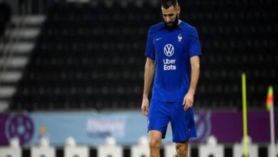 كريم بنزيما مهاجم منتخب فرنسا