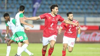 فوز الأهلي المصري على الاتحاد السكندري 2-0