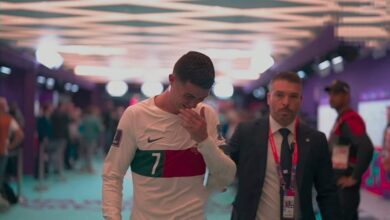 بالفيديو.. رونالدو ينهار باكياً بعد الخروج من كأس العالم