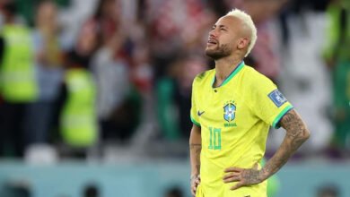 بالفيديو.. نيمار يجهش بالبكاء بعد خروج البرازيل من كأس العالم