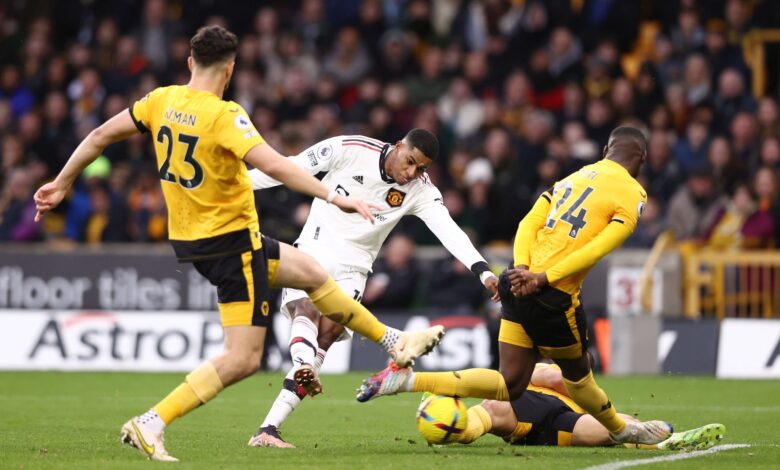 بالفيديو... ماركوس راشفورد يقود مانشستر يونايتد للفوز على وولفرهامبتون