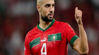 سفيان أمرابط نجم المنتخب المغربي