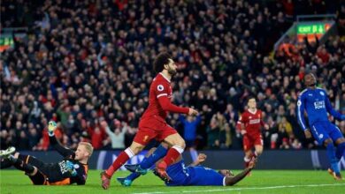 صلاح على رأس تشكيل ليفربول ضد ليستر سيتي