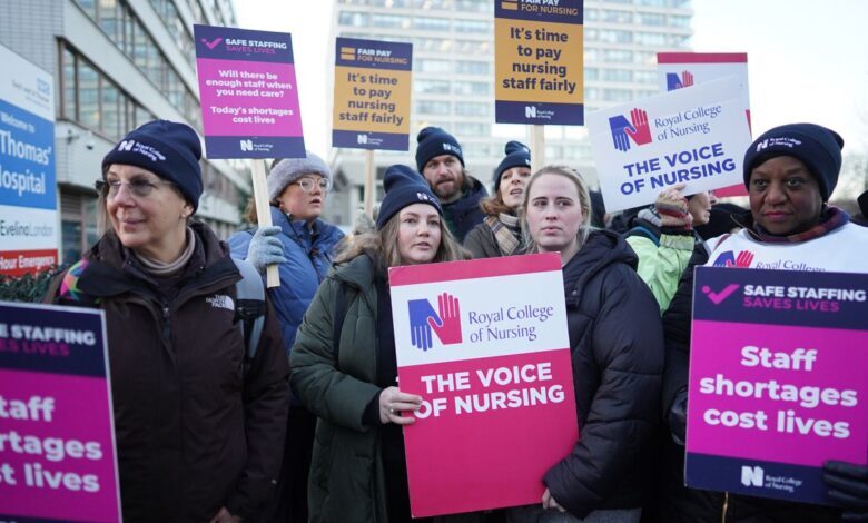 الإضرابات البريطانية