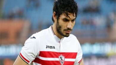 الدولي المصري مدافع الزمالك علي جبر