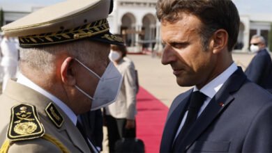 ماكرون يستقبل رئيس أركان الجيش الجزائري