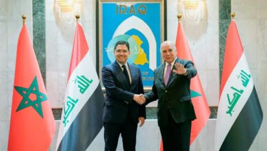 وزير خارجية المغرب يشيد بإعادة افتتاح سفارة بلاده في العراق
