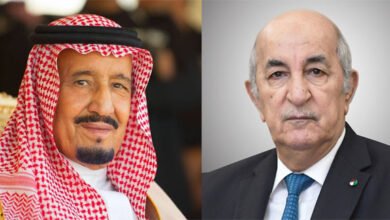 رسالة من تبون للملك سلمان