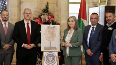 وزارة السياحة والآثار الفلسطينية تستعيد من أمريكا قطعة أثرية نادرة