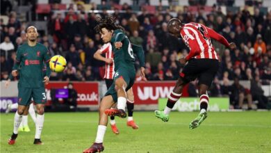من مباراة ليفربول وبريتفورد بالدوري الانكليزي الشوط الاول