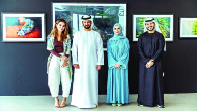 دبي تتيح الفرصة للمبدعين المخضرمين والمواهب الصاعدة للتعبير عن رؤاهم الفنية