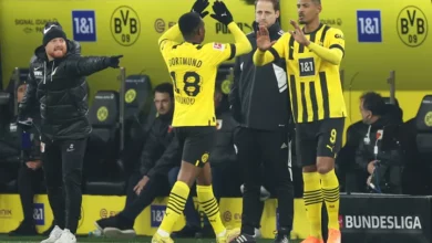 فاز بوروسيا دورتموند على ضيفه أوجسبورج بأربعة أهداف لثلاثة، في مباراة مثيرة ضمن منافسات الجولة الـ 16 من الدوري الألماني
