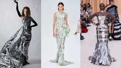 الميتاليك تغزو عالم الموضة