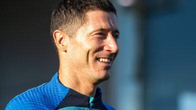 زين البولندي روبرت ليفاندوفسكي تشكيلة برشلونة التي أعلنها تشافي هيرنانديز، المدير الفني لبرشلونة، لمواجهة بيتيس، مساء اليوم الخميس