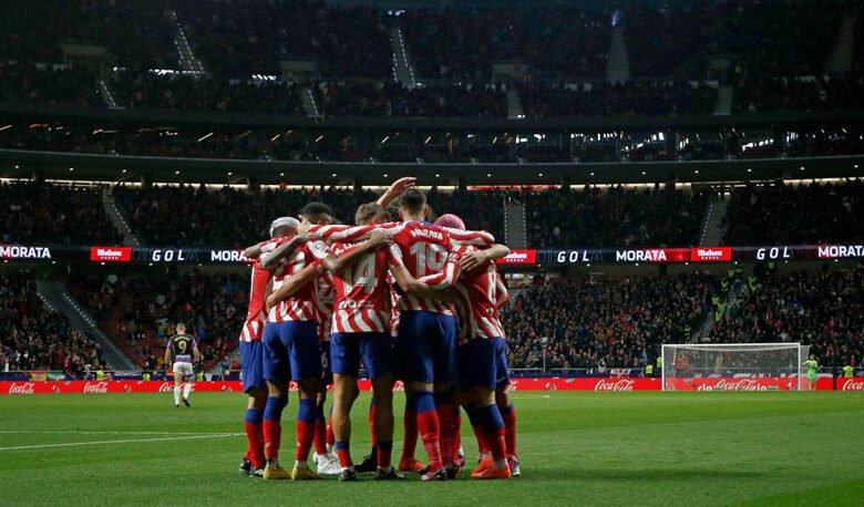 قاد النجم ألفارو موراتا نادي أتلتيكو مدريد لقهر ضيفه بلد الوليد على ملعبه سفيتاس ميتروبوليتانو بثلاثية نظيفة، أمس السبت ضمن الجولة الـ 18