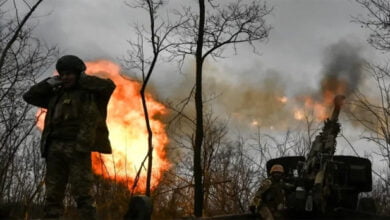 قصف روسي كثيف على أوكرانيا