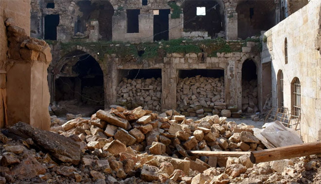 أسواق حلب الأثرية.. دمار كبير بعد الزلزال