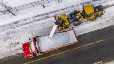 برد قطبي تاريخي بأمريكا وكندا