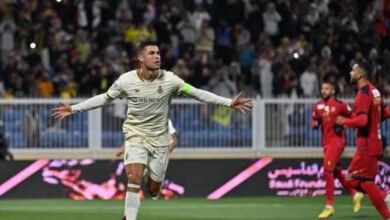 رونالدو يقود يقود النصر للانفراد بصدارة الدوري