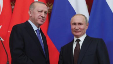 بوتين وأردوغان يبحثان الوضع في سورية وتطبيع العلاقات بين أنقرة ودمشق