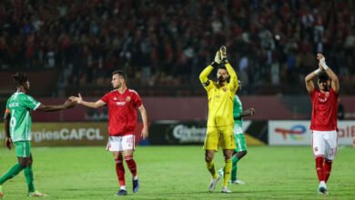 الأهلي يفوز على القطن الكاميروني بثلاثية نظيفة في دوري الأبطال