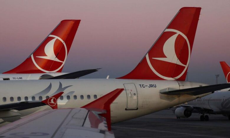 الخطوط التركية تل أبيب