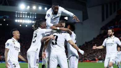 جدول مباريات ريال مدريد في نيسان