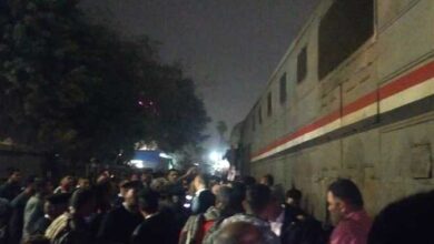 حادث قطار في مصر