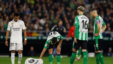 ريال مدريد يتعثر أمام بيتيس ويقدم هدية جديدة لبرشلونة
