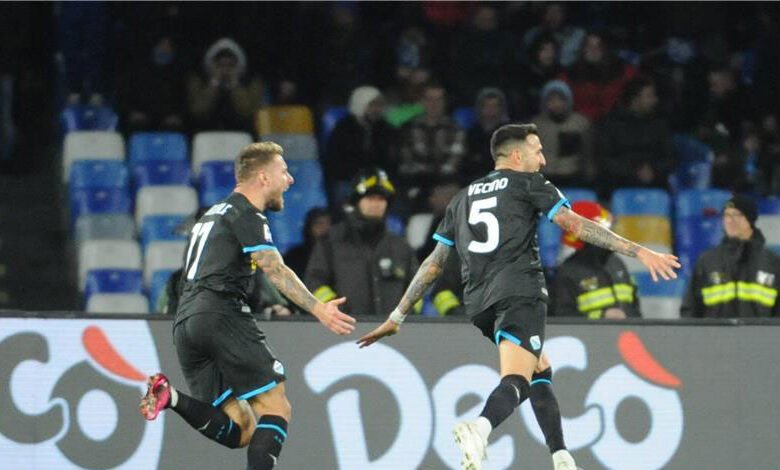 لاتسيو يعطل قطار نابولي ويرتقي للوصافة