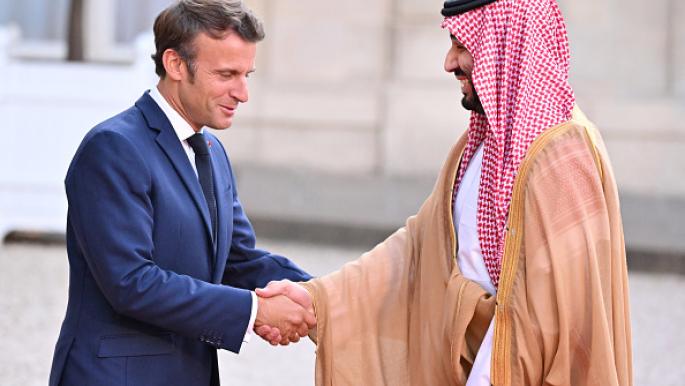 ماكرون بن سلمان لبنان