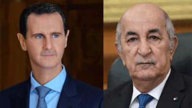 الأسد والرئيس الجزائري يبحثان التطورات السياسية على الساحة العربية