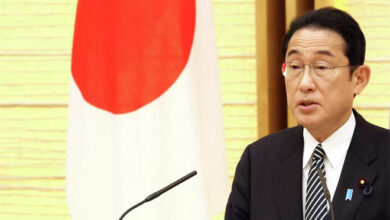 فوميو كيشيدا في واكاياما اليابانية.. وانفجارات عنيفة تعكر خطابه