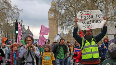 منظمة اكستينكشن ريبيليون.. أربعة أيام من التحركات في لندن