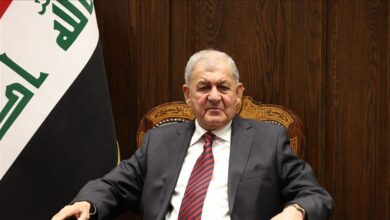 الرئيس العراقي إيران