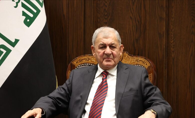 الرئيس العراقي إيران