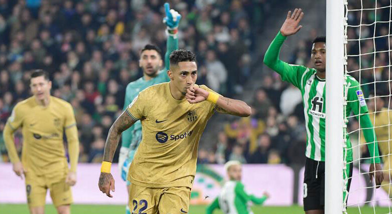 برشلونة يستضيف ريال بيتيس للاقتراب أكثر من حسم اللقب