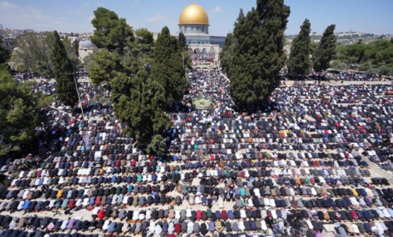 صلاة الجمعة المسجد الأقصى