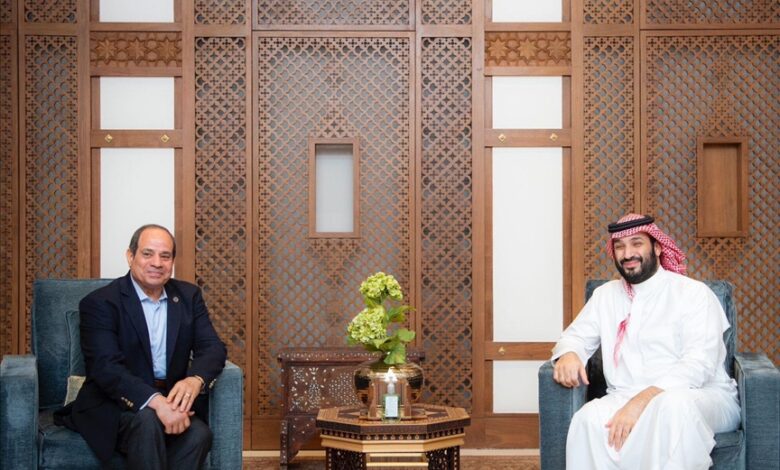 السيسي ولي العهد السعودي
