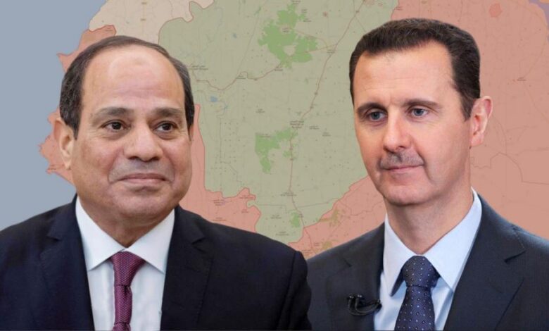 قمة الأسد السيسي
