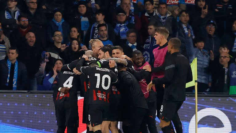 ميلان يواصل الحلم ويبلغ نصف نهائي دوري الأبطال