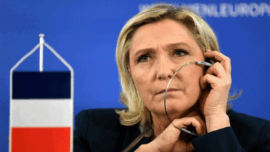 جلسة استماع حول علاقة لوبان مع روسيا