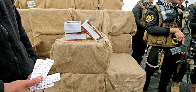 تجارة المخدرات في العراق تتزايد.. ضبط 12 مليون حبة مخدّرة في بغداد