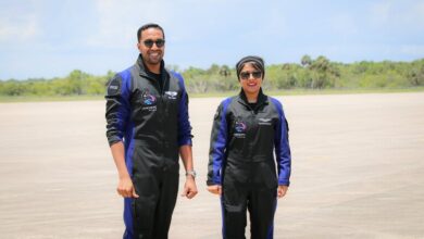 السعودية ريانة برناوي تدخل التاريخ من الفضاء.. وهذه رسالتها الأولى (فيديو)